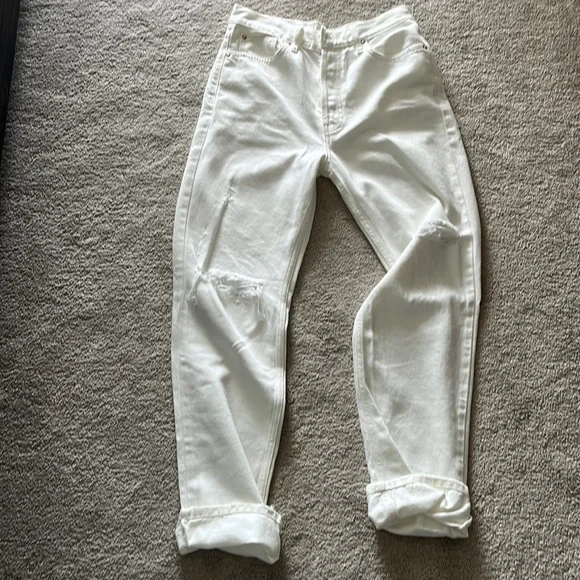 We the free white denim jeans - Picture 1 of 3